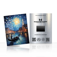 Venice Night Gondola – Metal Wall Art