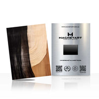 Earth Tone Minimalist Abstract Metal Wall Art – Organic Modern Magnetic Aluminium Print | MagnetArt