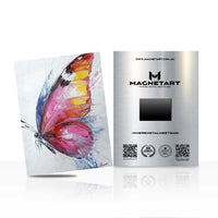 Watercolor Butterfly Wall Art – Vibrant Abstract Nature Aluminium Print | MagnetArt