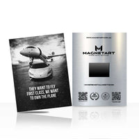 Own The Plane Luxury Motivational Metal Wall Art