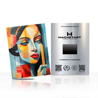 Geometric Elegance Pop Art Metal Wall Art