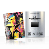 Radiant Muse Pop Art Metal Wall Art