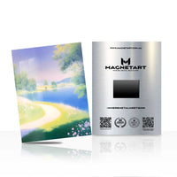 Dreamy River Landscape Wall Art – Soft Nature Magnetic Aluminium Print | MagnetArt