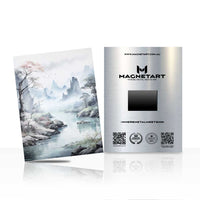 Misty River Valley Tranquility Metal Wall Art