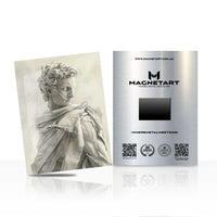 Classical Marble Statue Metal Wall Art – Elegant Sculpture Aluminium Print | MagnetArt
