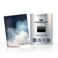 Ethereal Cloudscape Metal Wall Art – Modern Dreamy Sky Abstract Magnetic Aluminium Print | MagnetArt