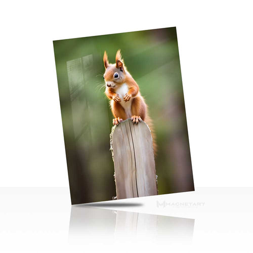 Curious Perch – Squirrel Nature Wall Art