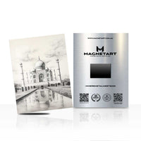 Classic European Street Wall Art – Light Sepia Black & White Architectural Print | MagnetArt