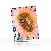 Sunflower Wall Art – Pastel Floral Aluminium Print | MagnetArt