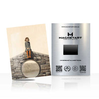 Threshold of Possibility Metal Wall Art – Surreal Architectural Journey Magnetic Aluminium Print | MagnetArt