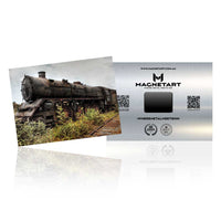Abandoned Locomotive – Vintage Train Industrial Wall Art | MagnetArt