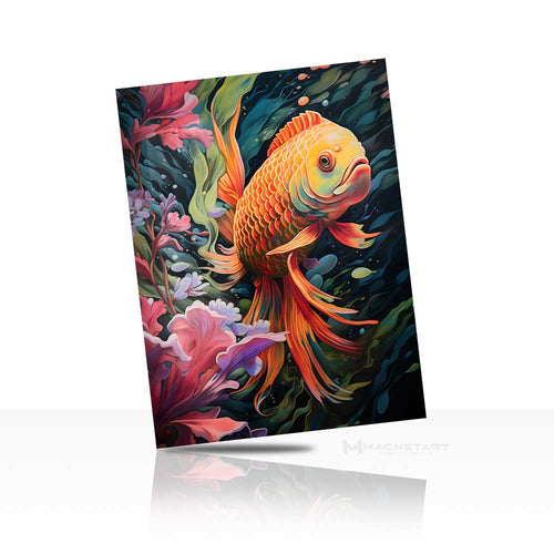 Vibrant Flow – Tropical Fish Art Wall Decor