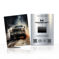 Off-Road 4x4 Truck Wall Art – Rugged Adventure Aluminium Print | MagnetArt