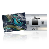 Turquoise Archipelago – Tropical Satellite Wall Art