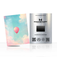 Dream Balloon Wall Art – Pastel Sky Aluminium Print