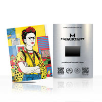 Colorful Portrait Wall Art – Modern Pop Art Aluminium Print