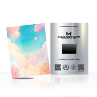 Dreamy Sky Wall Art – Pastel Clouds Aluminium Print