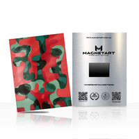 Organic Abstract Wall Art – Bold Pattern Aluminium Print