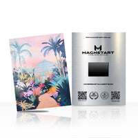 Tropical Sunset Wall Art – Vibrant Paradise Aluminium Print