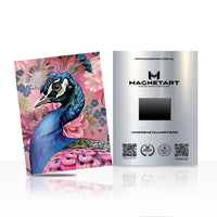 Peacock Wall Art – Floral Luxury Aluminium Print