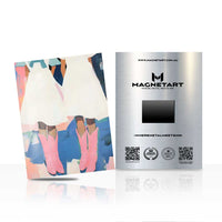 Abstract Figures Wall Art – Soft Minimal Aluminium Print