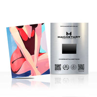 Abstract Figure Wall Art – Modern Feminine Aluminium Print