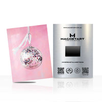 Disco Ball Wall Art – Pink Aesthetic Aluminium Print