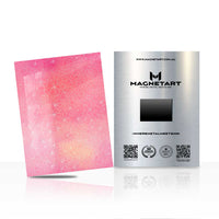 Pink Gradient Wall Art – Soft Abstract Aluminium Print