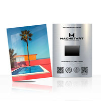 Modern Pool Architecture Wall Art – Luxury Minimal Aluminium Print