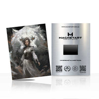 White Tiger Guardian Warrior Metal Wall Art