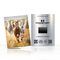Golden Gallop – Wild Horses Field Wall Art